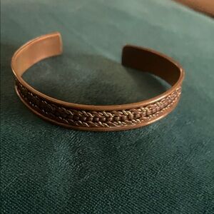 Braided Copper Cuff Bracelet. Arthritis care